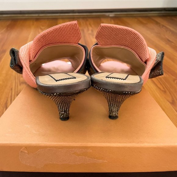 Luxury No 21 Rhinestone Low heels Size 37 - Picture 3 of 5